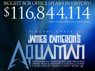 The ad for Aquaman HBO took out in Variety magazine.